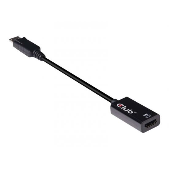 Club 3D video / lyd adapter - DisplayPort / HDMI - 19.17 cm