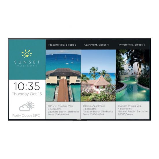 Sony FW-75XE9001 BRAVIA XE9 Series - 75" LED-display