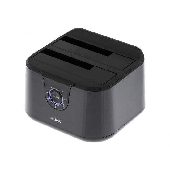 DELTACO Harddiskdock til 2,5", 3,5" harddiske til USB 3.0