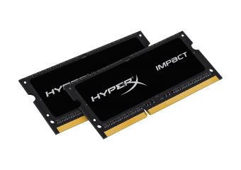 HyperX Impact Black Series - 8GB: 2x4GB - DDR3L - 1600MHz - SO DIMM 204-PIN