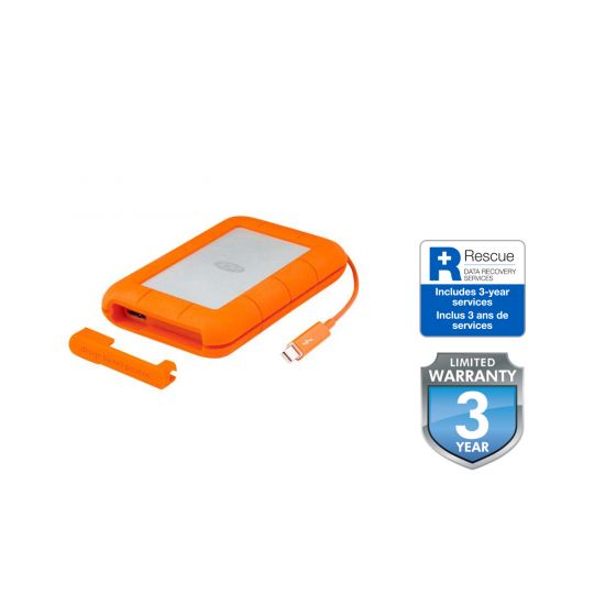 LaCie Rugged Thunderbolt USB-C - 5TB - Thunderbolt - 24 pin USB-C
USB 3.0 - 24 pin USB-C