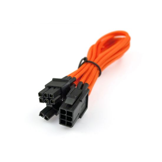 NZXT Premium CB 8V - 15cm Strøm-kabel Orange