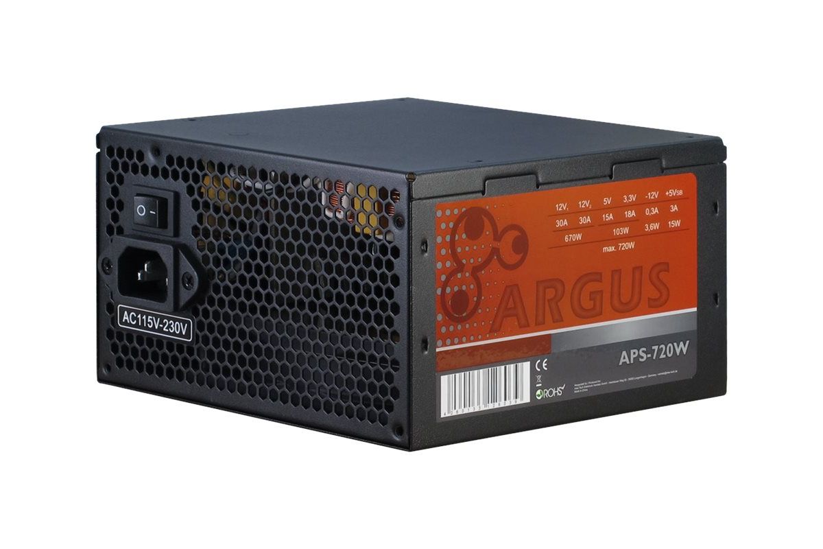 Inter-Tech Argus APS-720W - strømforsyning - 720W