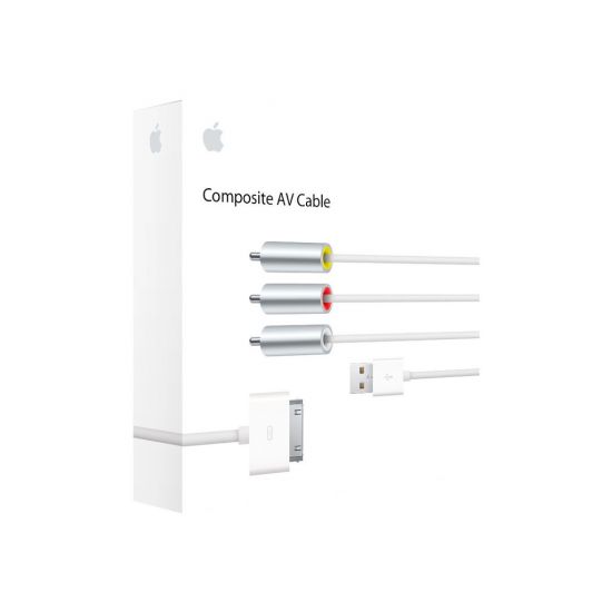 Apple Composite AV Cable - kabel til strøm / audio / video - sammensat video / audio
