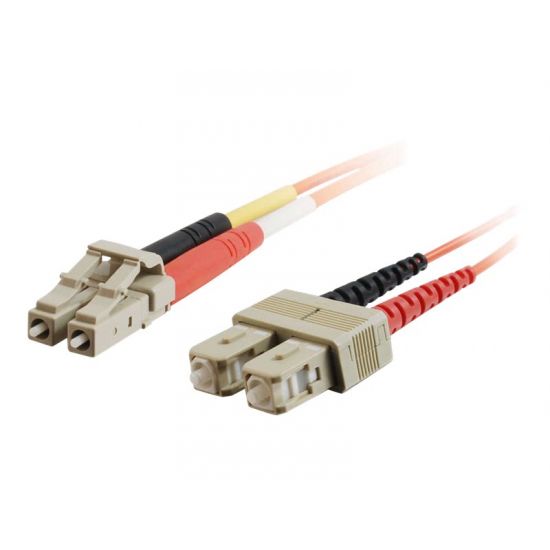 C2G LC-SC 50/125 OM2 Duplex Multimode PVC Fiber Optic Cable (LSZH)
