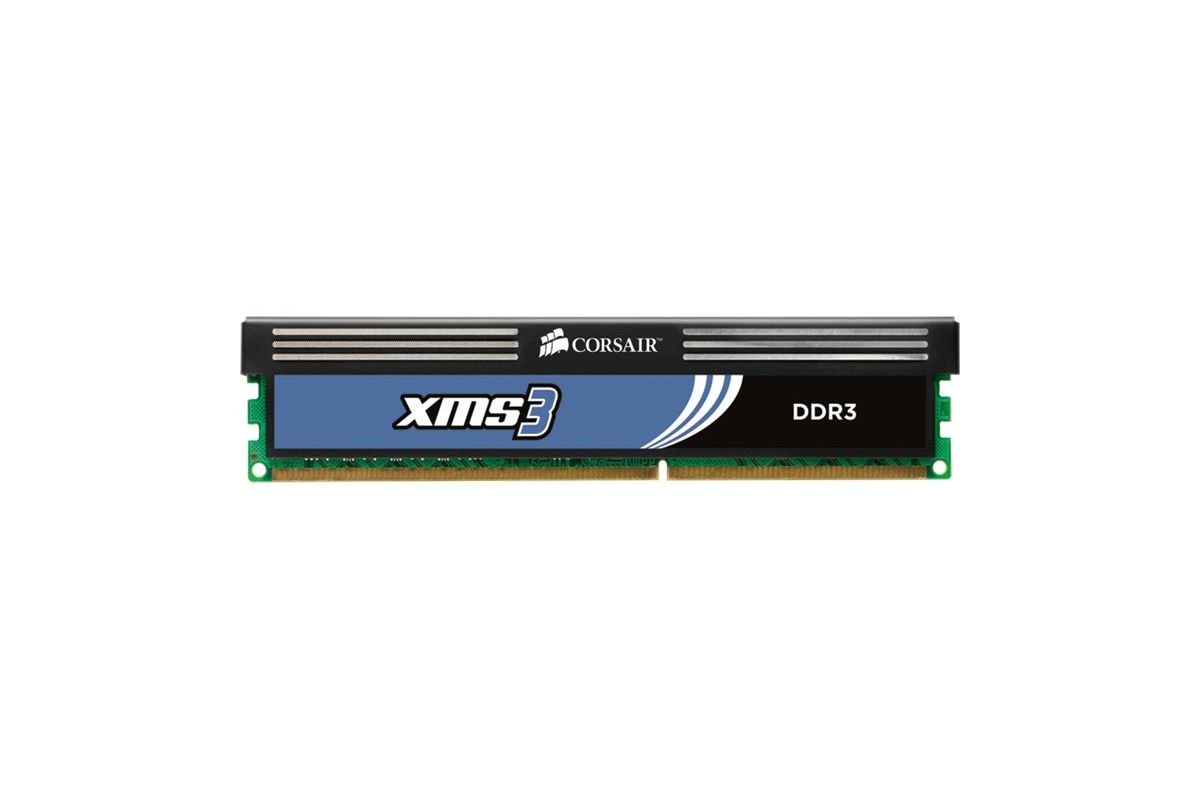 Corsair XMS3 - 4GB: 2x2GB - DDR3 - 1600MHz - DIMM 240-pin