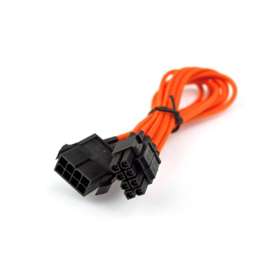 NZXT Premium CB 8P - 25cm Strøm-kabel Orange
