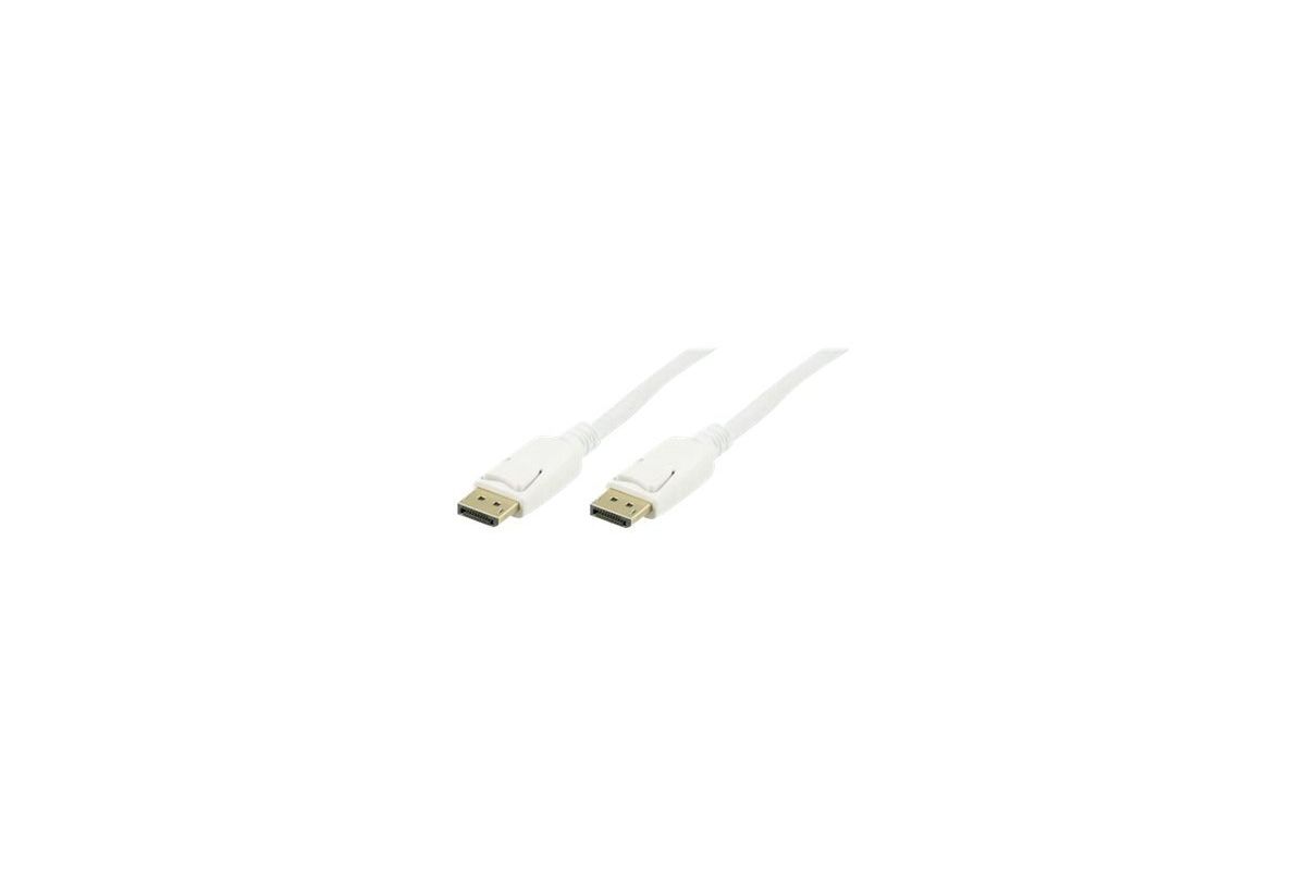 DELTACO DisplayPort kabel 1 m Hvid