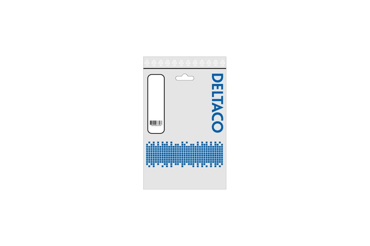 DELTACO DisplayPort kabel 1 m Hvid
