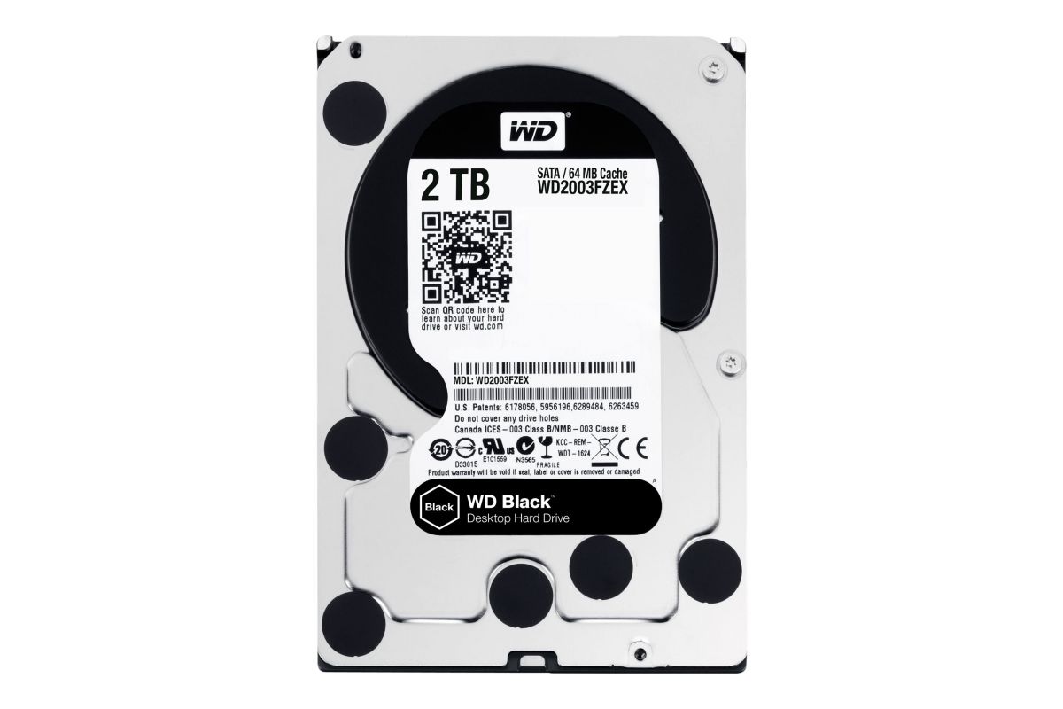 WD Black Performance Hard Drive WD2003FZEX - 2TB