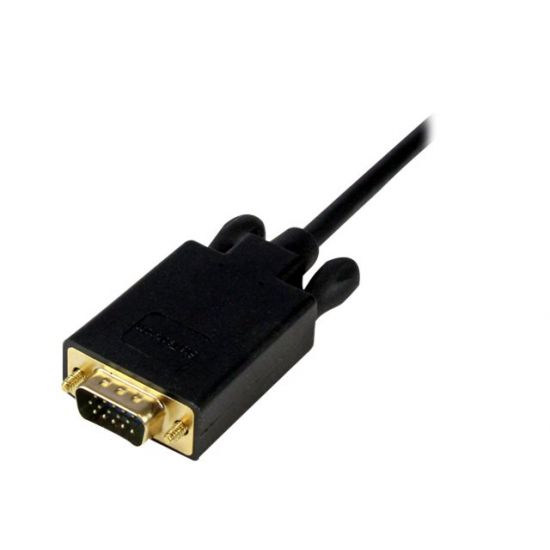 StarTech.com 10ft Mini DisplayPort to VGA Adapter Cable mDP to VGA Black