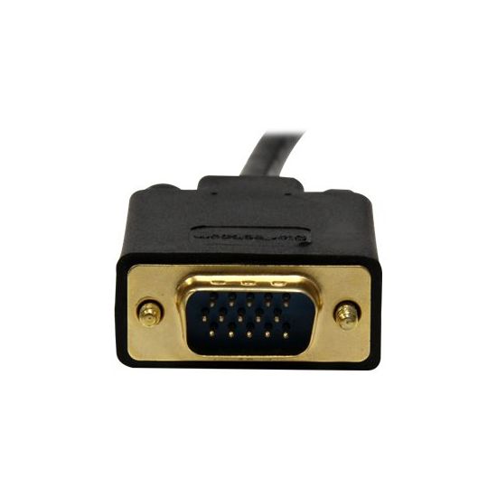StarTech.com 10ft Mini DisplayPort to VGA Adapter Cable mDP to VGA Black