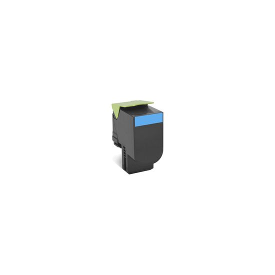 Lexmark 702HCE - Højtydende - cyan - original - tonerpatron - Lexmark Corporate