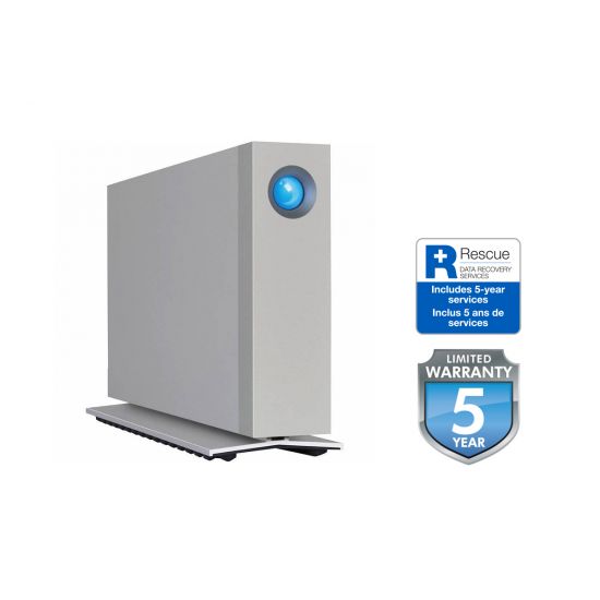 LaCie d2 Thunderbolt 3 - 6TB - USB 3.1 Gen 1 - 24 pin USB-C
2 x Thunderbolt 3 - 24 pin USB-C