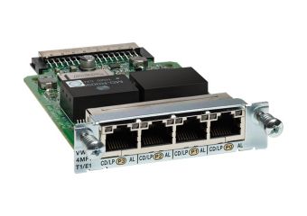 Cisco Third-Generation 4-Port T1/E1 Multiflex Trunk Voice/WAN Interface Card
