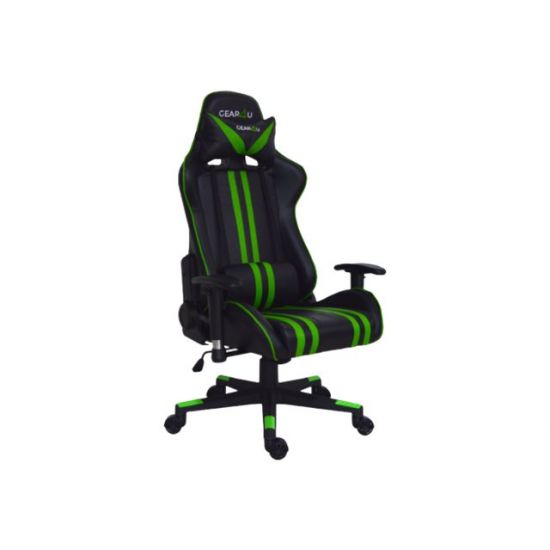GEAR4U Elite Gamer Stol Sort/Grøn