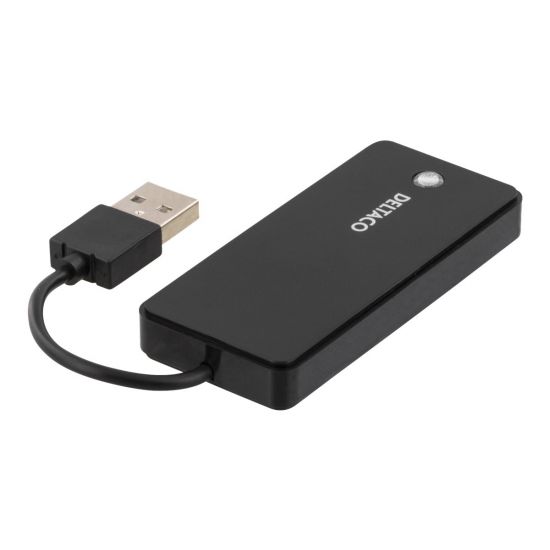Deltaco UH-480 USB 2.0 hub 4-porte