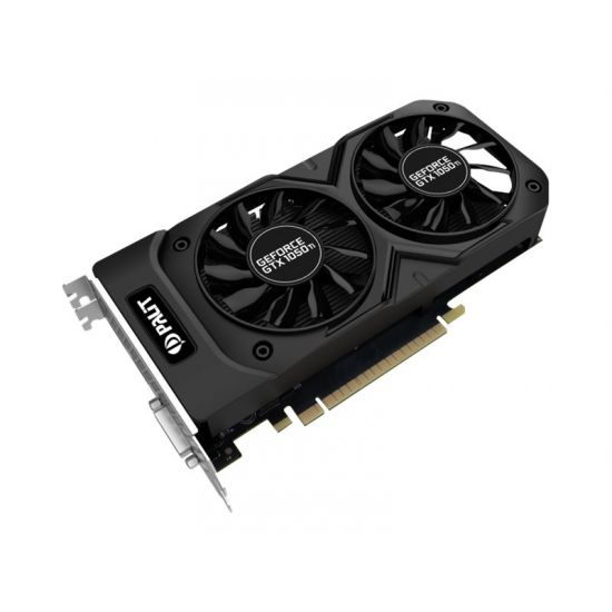 Palit GeForce GTX 1050 Ti Dual OC - NVIDIA GTX1050Ti - 4GB GDDR5 - PCI Express 3.0 x16