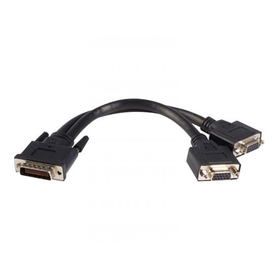 StarTech.com 8in LFH 59 Male to Dual Female VGA DMS 59 Cable