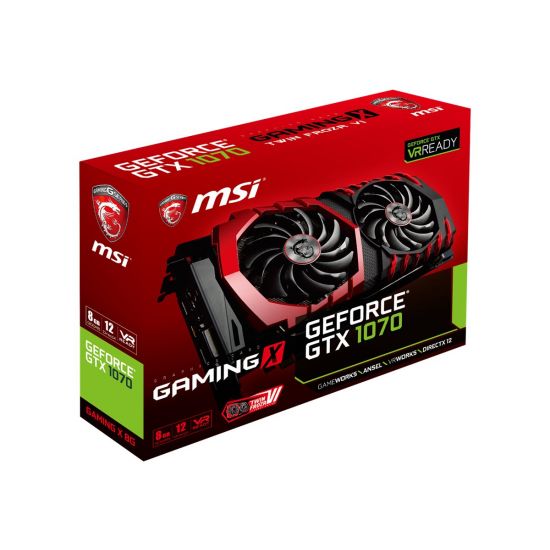 MSI GTX 1070 GAMING X 8G - NVIDIA GTX1070 - 8GB GDDR5