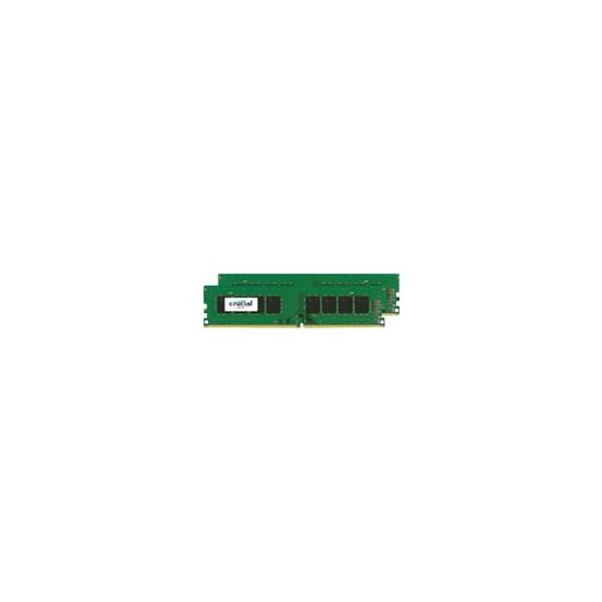Crucial - 8GB: 2x4GB - DDR4 - 2400MHz - DIMM 288-PIN - CL17