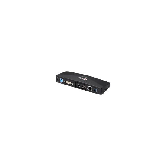 Club3D SenseVision USB 3.0 4K Docking Station - dockingstation