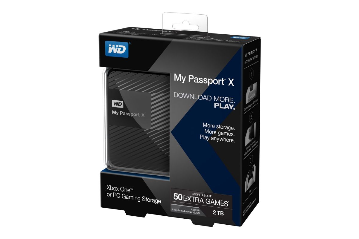 WD My Passport X WDBCRM0020BBK - 2TB