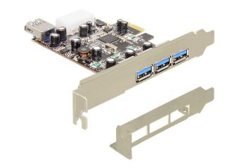DeLock PCI Express Card > 3 x extern + 1 x intern USB 3.0