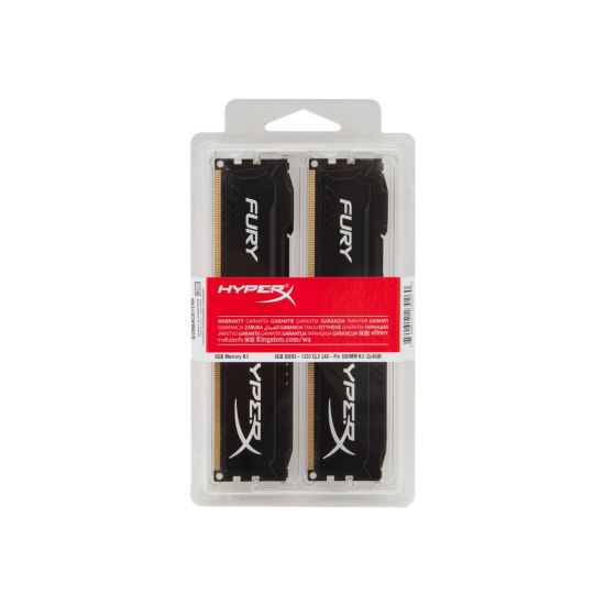 HyperX FURY - 8GB: 2x4GB - DDR3 - 1866MHz - DIMM 240-pin