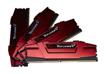 G.Skill Ripjaws V - 64GB: 4x16GB - DDR4 - 2666MHz - DIMM 288-PIN