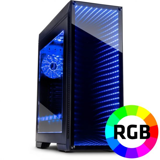 Føniks Intel i7/RTX2070 Gamer Computer - Intel i7 8700 - 16GB DDR4 - Nvidia RTX 2070 8GB - 240GB SSD - 1TB HDD - Uden Windows