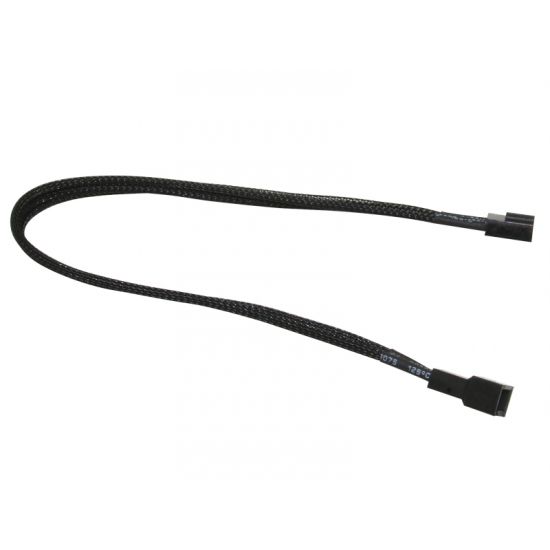 NZXT Premium CB 3F - 30cm 3 pin Molex Han Hun Sort