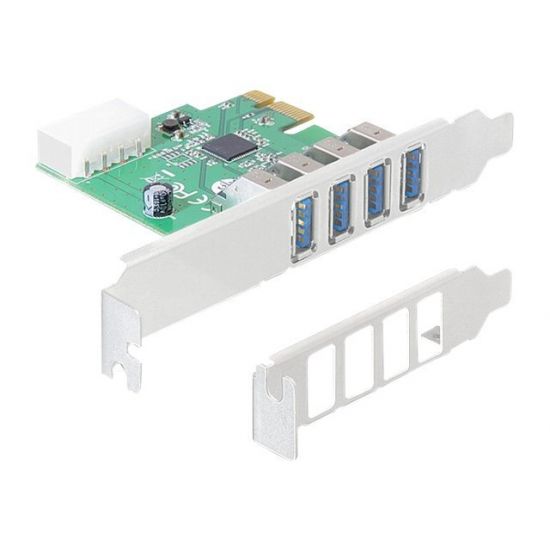 DeLock PCI Express Card > 4 x USB 3.0 - USB-adapter