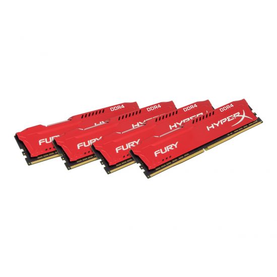 HyperX FURY - 64GB: 4x16GB - DDR4 - 2933MHz - DIMM 288-PIN