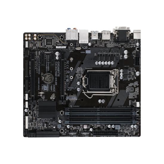 Gigabyte GA-H270M-DS3H - 1.0 - bundkort - micro-ATX - LGA1151 Socket - H270