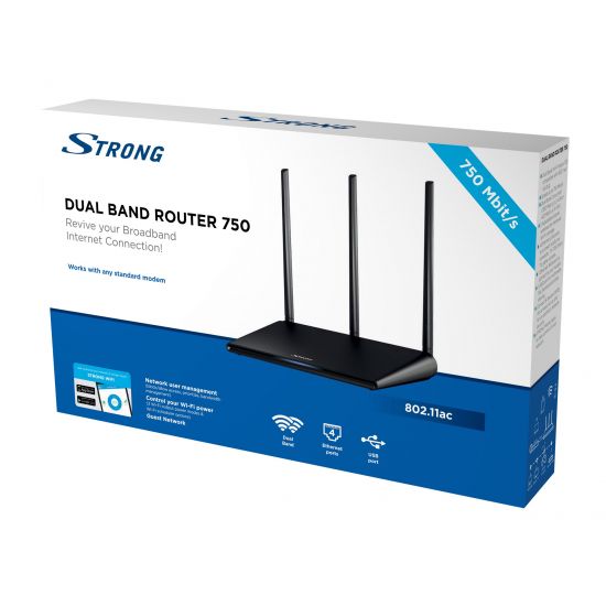 STRONG Dual Band Router 750 Mbit/s