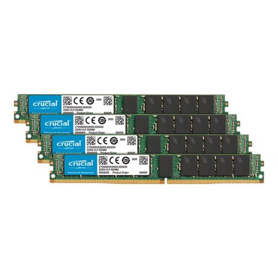 Crucial - 64GB: 4x16GB - DDR4 - 2133MHz - DIMM 288-PIN meget lav profil