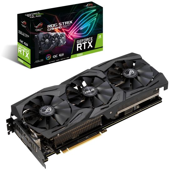 ASUS ROG-STRIX-RTX2060-O6G-GAMING - NVIDIA RTX2060 6GB GDDR6
