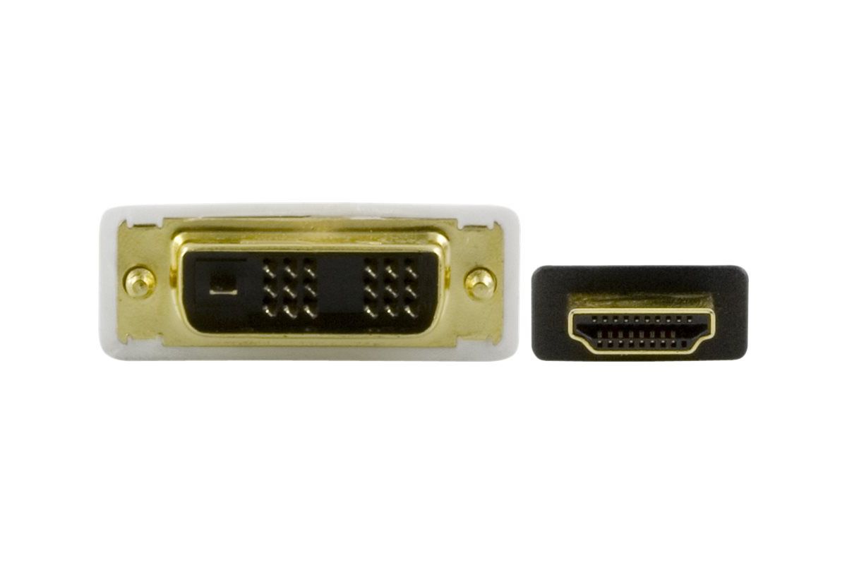 DELTACO HDMI til DVI-D (SINGLE-LINK) 2 m Sort