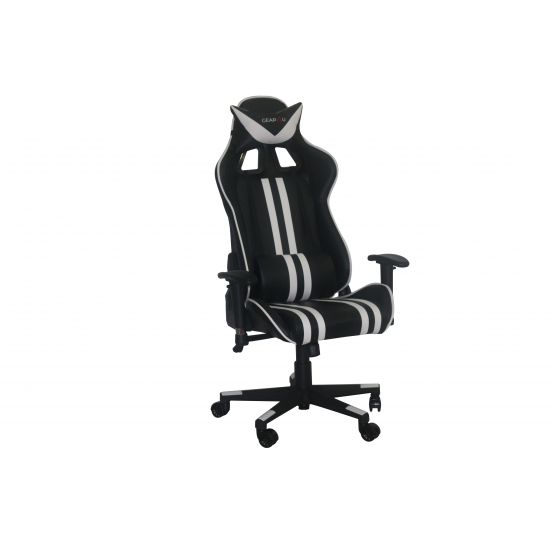 GEAR4U Elite Gamer Stol Sort/Hvid