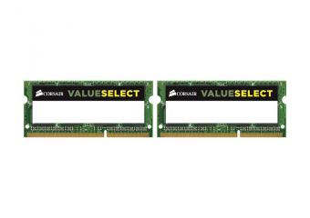 Corsair Value Select - 16GB: 2x8GB - DDR3 - 1600MHz - SO DIMM 204-PIN