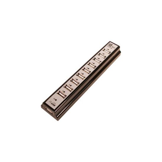 LogiLink USB 2.0 Hub 10-Port - hub - 10 porte
