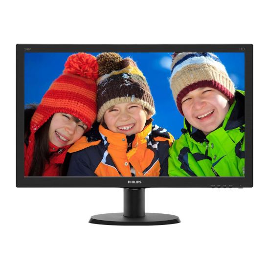 Philips V-line 240V5QDSB - WLED 24" ADS-IPS - Full HD 1920x1080 ved 60Hz
