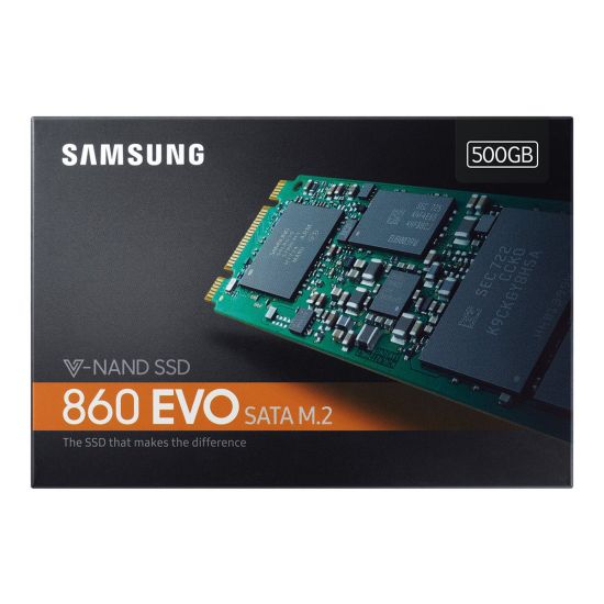 Samsung 860 EVO MZ-N6E500BW - 500GB - SATA 6 Gb/s - M.2 Card