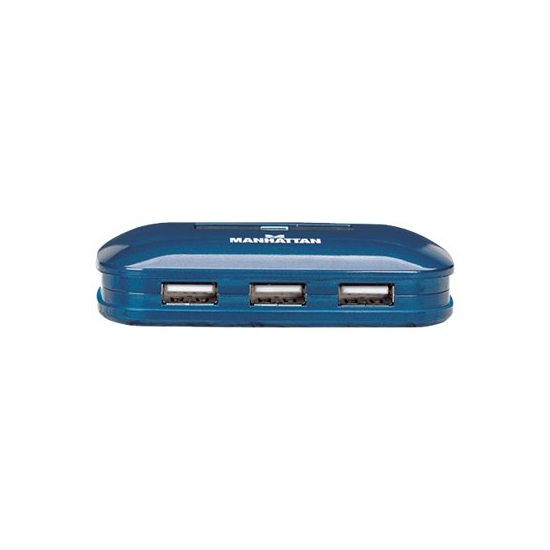 Manhattan Hi-Speed USB 2.0 Ultra Hub - hub - 7 porte