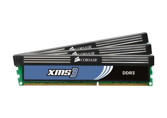Corsair XMS3 - 6GB: 3x2GB - DDR3 - 1600MHz - DIMM 240-pin