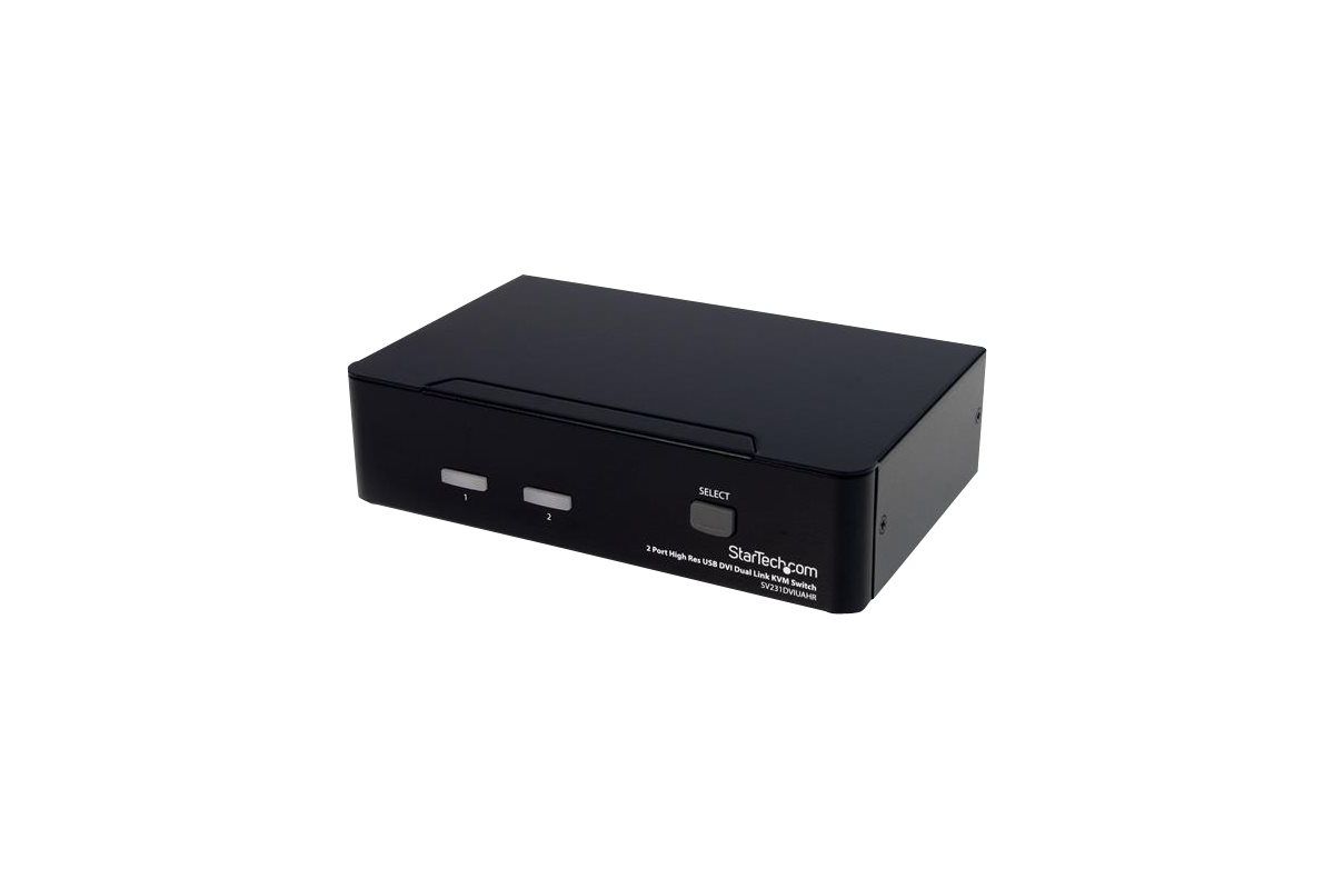 StarTech.com 2 Port High Resolution USB DVI Dual Link KVM Switch with Audio