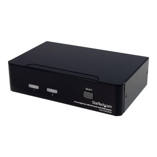 StarTech.com 2 Port High Resolution USB DVI Dual Link KVM Switch with Audio