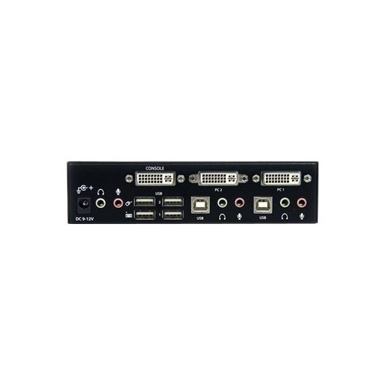StarTech.com 2 Port High Resolution USB DVI Dual Link KVM Switch with Audio