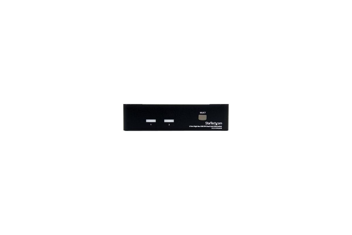 StarTech.com 2 Port High Resolution USB DVI Dual Link KVM Switch with Audio